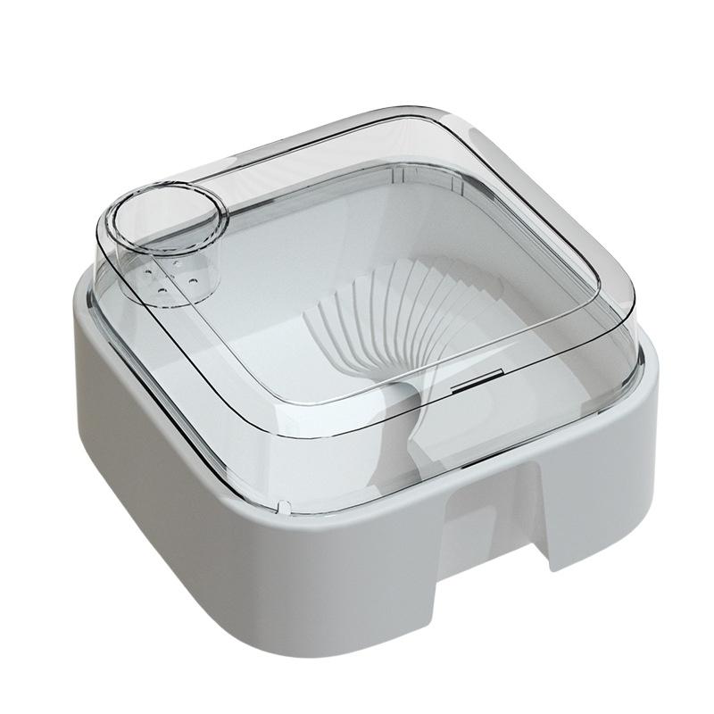 

Transparent Turtle Tank Home Desktop Decoration Turtle Box With Sun Platform Simple Reptile Habitat белый
