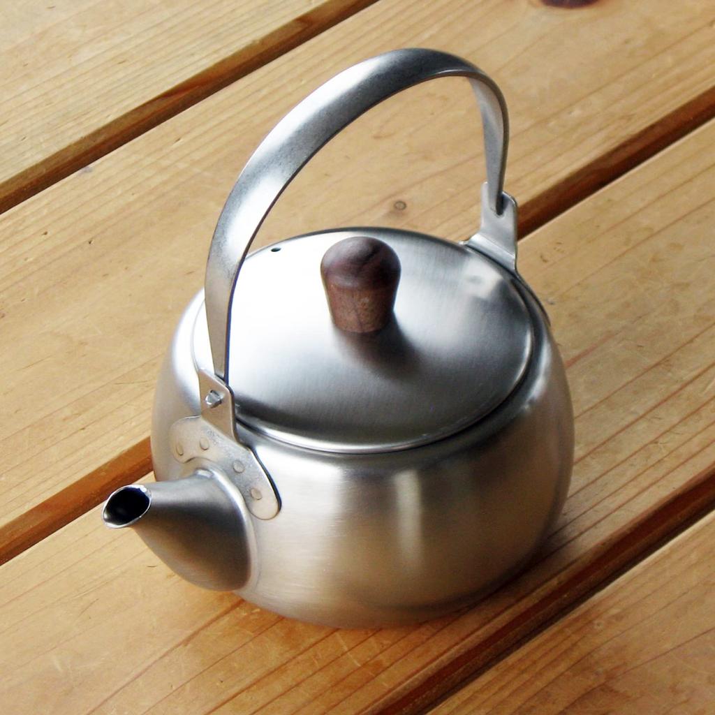 Nagao Kyusu Edelstahl mit Hergestellt in Tsubame-Sanjo (Japanische Teekanne), 320cc, 18-8 Griff, Japan, TM-320