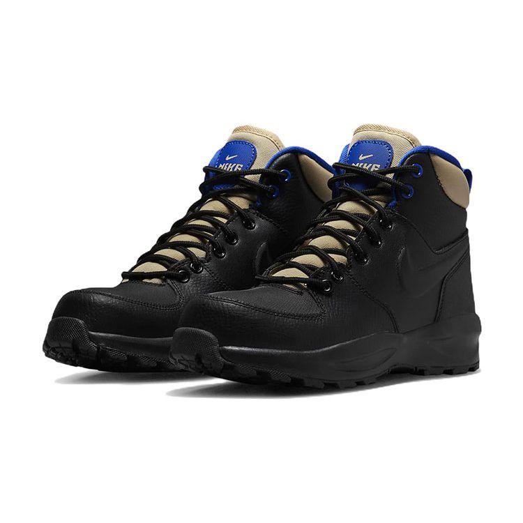 Nike Manoa Leather GS Black Sesame Kids Sneakers Game-Royal BQ5372-003