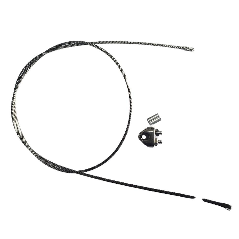 Rope Wire Cordage Length 60cm Sliver Strong Capacity