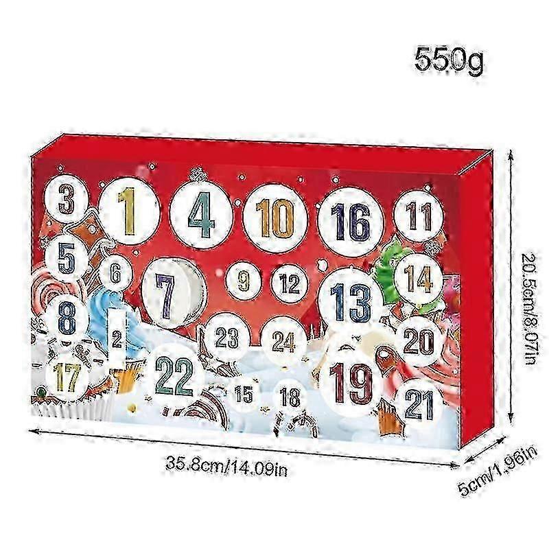24 dní slizu a kitu vánoční odpočítávací kalendář máslový antistresové hračky