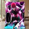 Shidou RyuseiPrinted Flannel Blanket Cozy Skin-Friendly Warm Throw for Couch Bed Indoor Daily Use