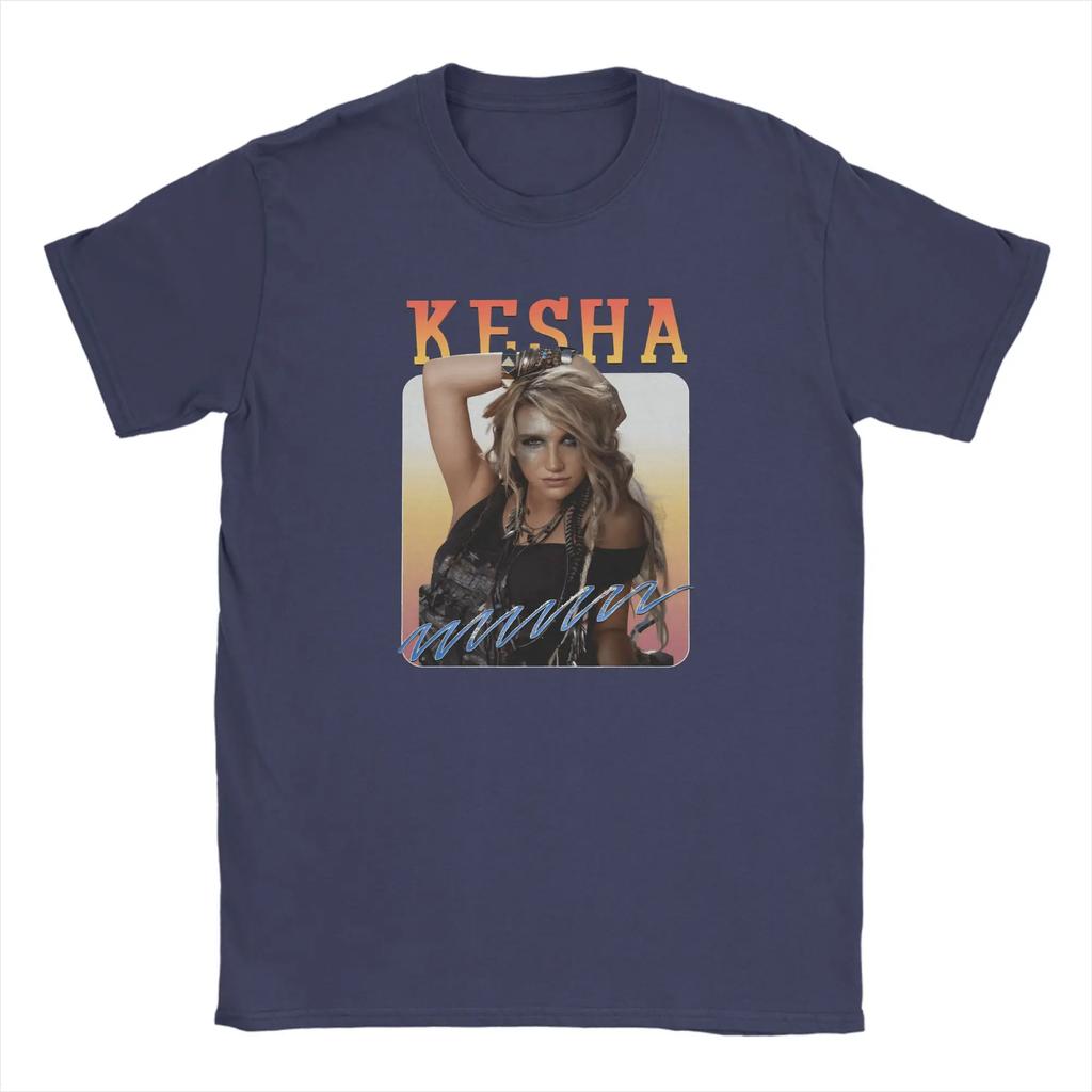 Unisex Vintage Aesthetic Singer Kesha Album 2026 Graphic T Shirt Cotton Clothing Novelty Short Sleeve O Neck Soft Tee Shirt Summer