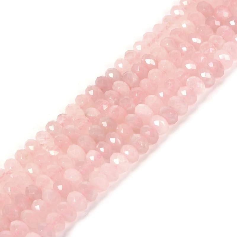 Natural Black Tourmaline 8mm Faceted Rondelle Spacer Loose Beads 16 Inch for Jewelry Making Beads