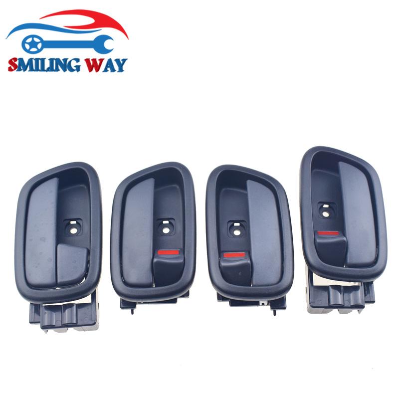 Black / Grey Interior Door Handle For Hyundai Accent 1.6L 2006 2007 2008 2009 2010 2011 Front Rear Left Driver Right Passenger