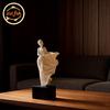 Abstract Figure Sculpture Portrait Resin Luxury Ornaments Wine Cabinet Artistic Soft Decoration Modern Home Decor Accessories
