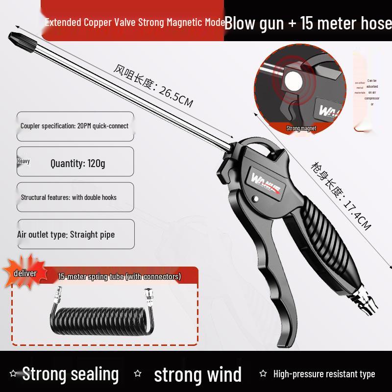 Wanhe High-Pressure Air Blow Gun for Dust Removal and Truck Inflation