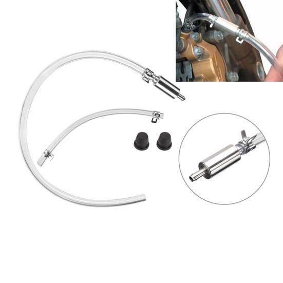 Tubo Spurgo Freni Kit Spurgo Liquido Freni Universale Facile da Usare Auto Moto Valvola di Ritegno Monodirezionale Tubo Kit Attrezzi Spurgo