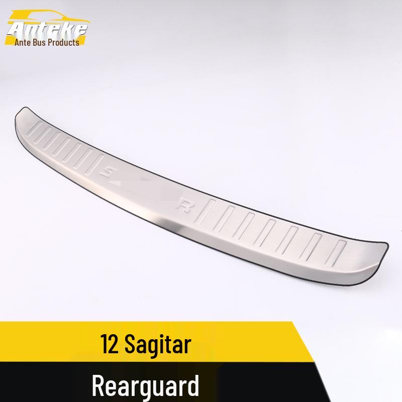 Sagitar Rear Guard, Bumper Pedal & Trunk Tailgate Accessories - Fits 12 Models