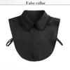 Fashion Half Shirt Style Fake Collar for Women Stand Detachable Collar Fake Girls Vintage Lace Ladies False Blouse Collar Decor