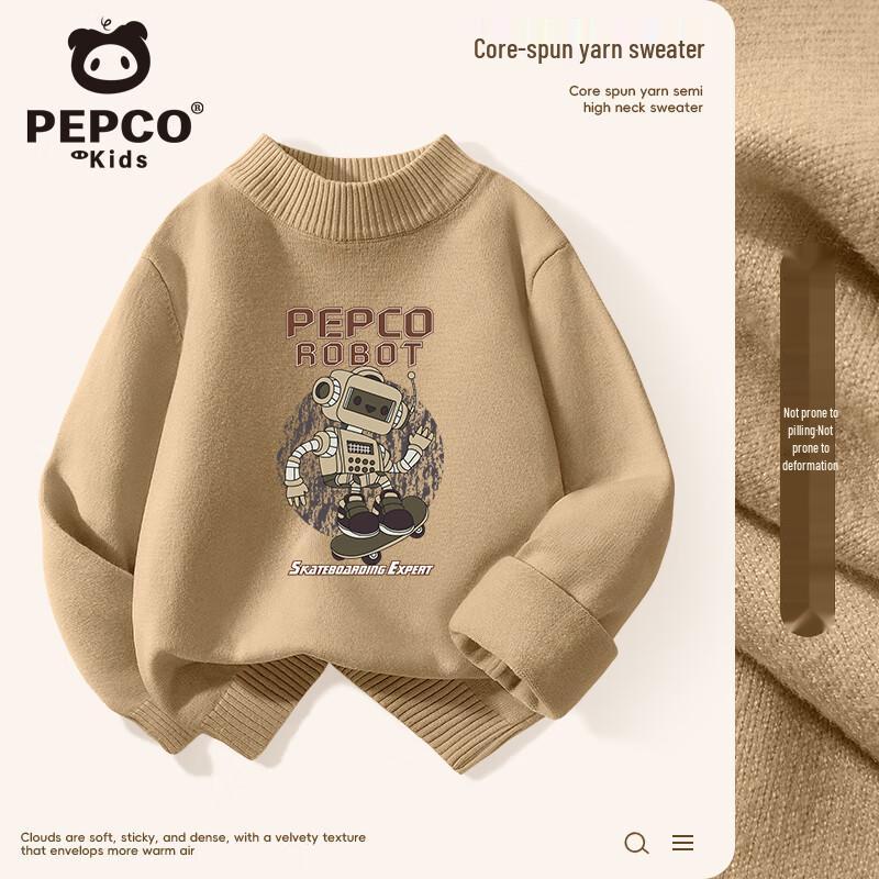 PiggyBana Kids  Half-Turtleneck Knit Sweater 130