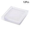 4/12 Pezzi Tappetino Antivibrazione Antiscivolo per Lavatrice in Silicone Pad Multifunzionale Trasparente Sottobicchieri Casa Bagno Portatile