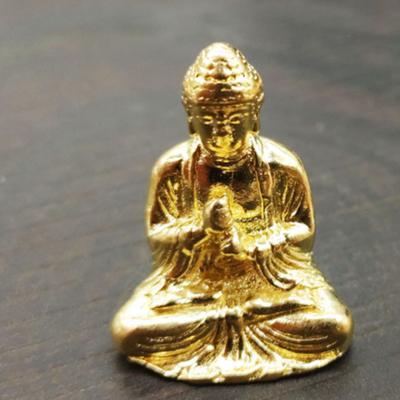 New Pure Brass Miniature Shakyamuni Buddha Decoration Mini Buddha Statue Decoration Ornaments Copper Ornament Handicrafts