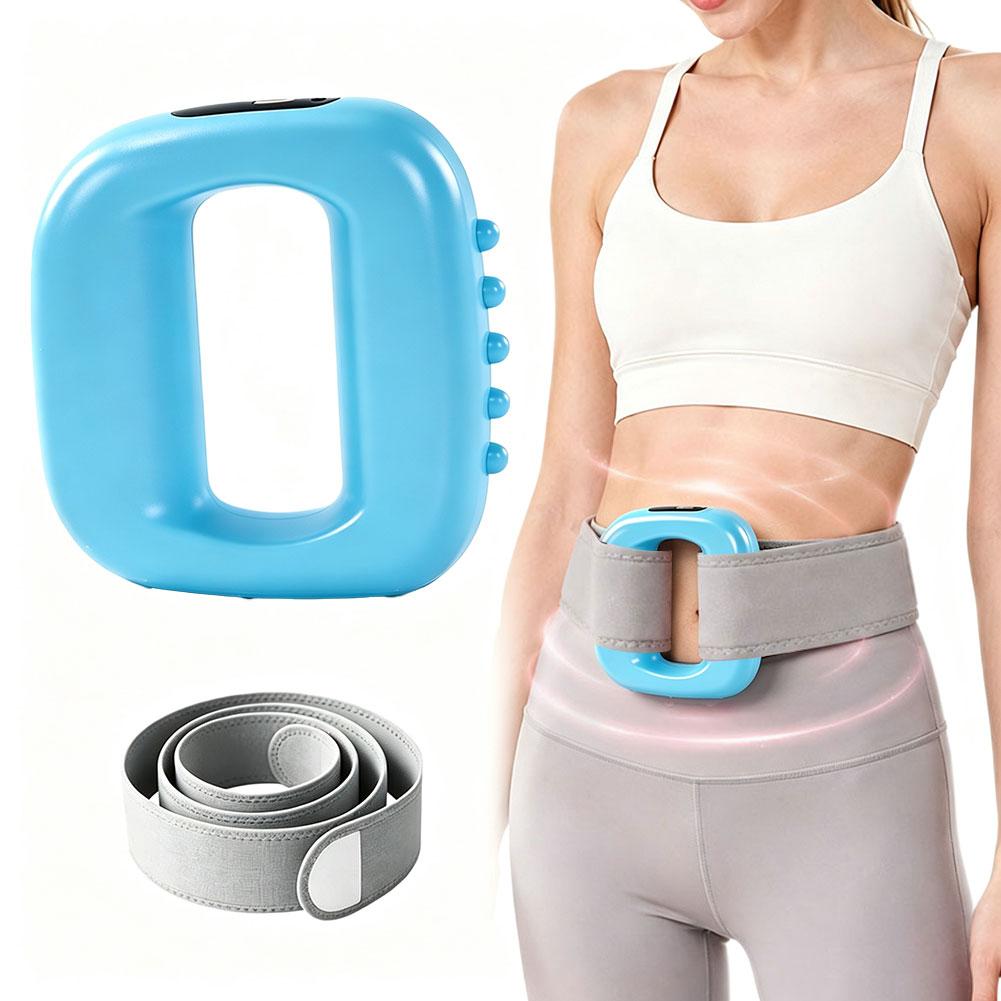 Portable Fascia Ring Massager 5 Intensity Levels USB Rechargeable Slimming Fitness Equipment Muscle Relaxation Vibration Device