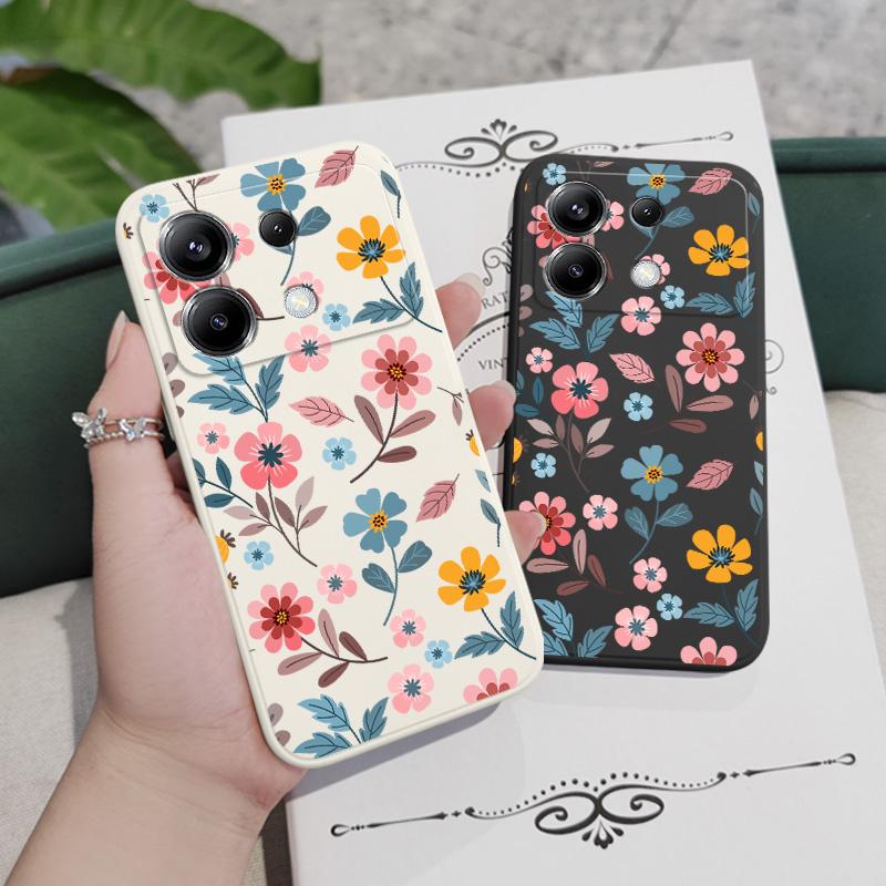 Flowerstalk Flower Phone Case For Xiaomi Poco F8 F7 X7 X6 F6 M6 M5 M5S F5 X5 F4 X4 M4 F3 X3 Ultra Pro GT Silicone Cover