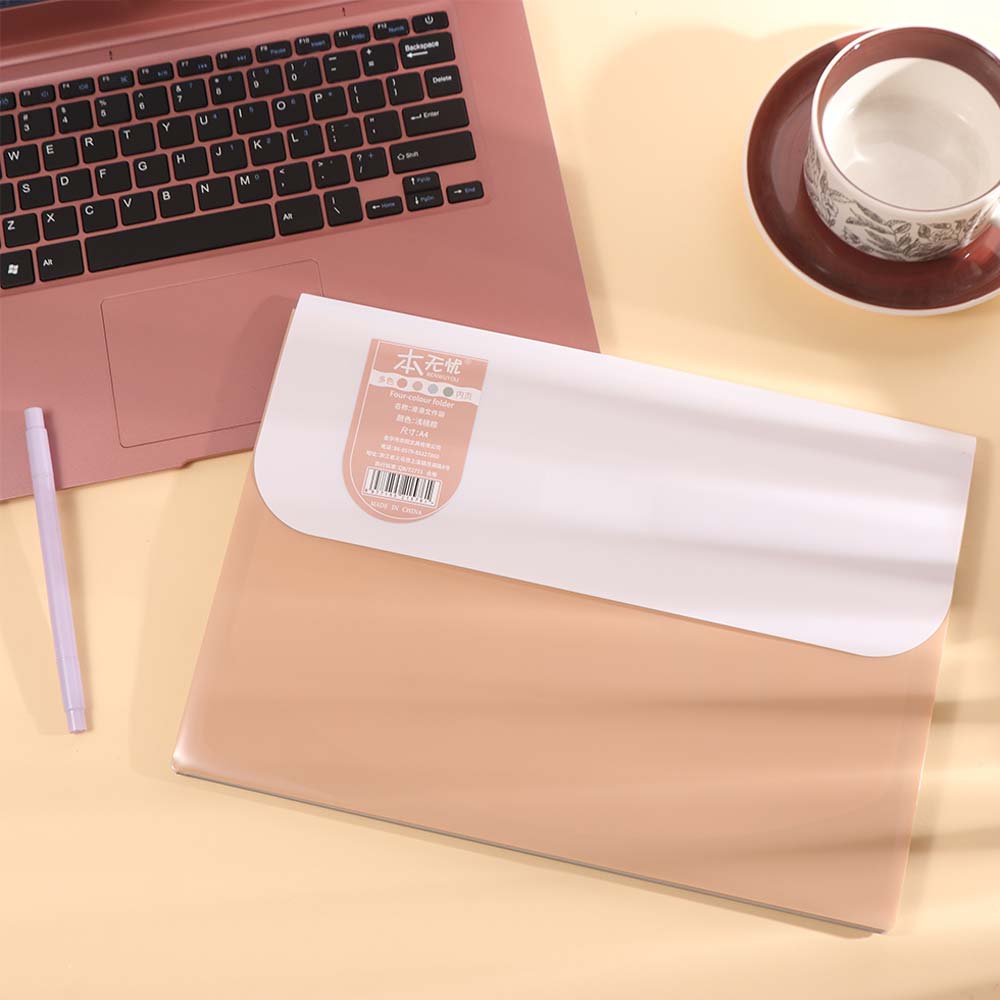 5 Layers A4 File Folder Storage Bag Waterproof Plastic File Organizer Business