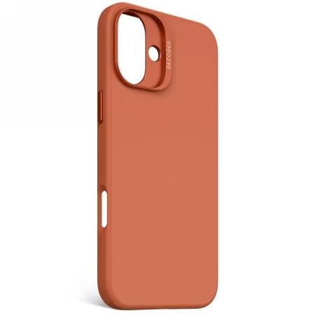 Etui Decoded Antimicrobial Silicone Backcover Z Magsafe Do Iphone 16 Plus - Pomarańczowe