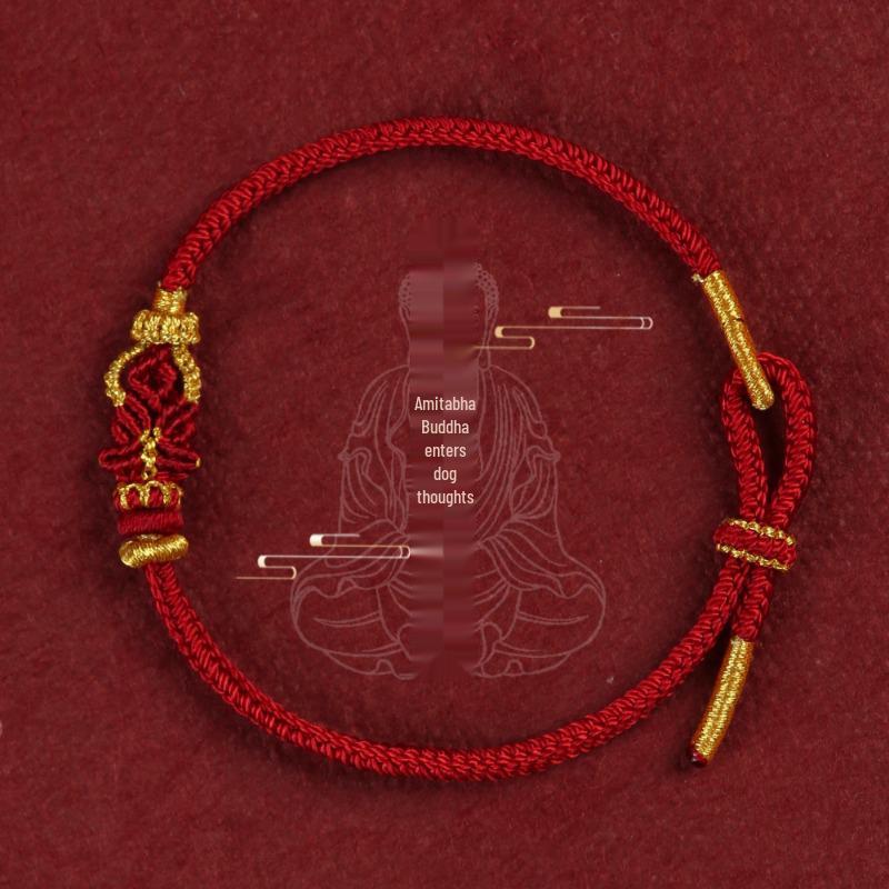 2026 Guardian Deities Zodiac Red Handwoven Bracelet