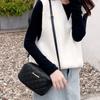 Square Shoulder Bag for Women Vintage Solid Color Square Crossbody Bags Suitable for Women Girls Gift