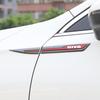 ASC1 2pcs Car Door Waist Line Metal Stickers for lada niva Emblem Car Side Wing Fender Decals Body Exterior Accessories