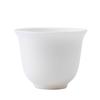 Various Styles Pure White Sheep Fat Jade Ceramic Kung Fu Set Master Cup Tea Bowl Supports LOGO Printing