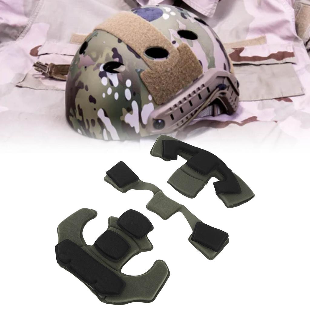 Helmet Lining Set Nylon Sponge Helmet Pads Chin Strap Replacement for ACH for MICH for Wendy for FMA for EXF Helmets