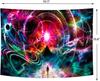 Tapestry Galaxy Universe Starry Sky Wall Hanging Tapestry Milky Outer Space Abstract Psychedelic Nebula Headboard for Bedroom