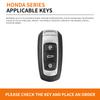 Car Key Case Shell Auto Emblem Keychain Ring For Geely Atlas Boyue NL3 X6 EX7 Emgrand X7 SUV GT GC9 GC6 Borui Coolray EC7 GX7