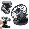 1 Pcs Clip Type Outdoor Solar Fan Portable Mini Fan Outdoors Tool Hiking Accessories Camping Equipment Multi Tool