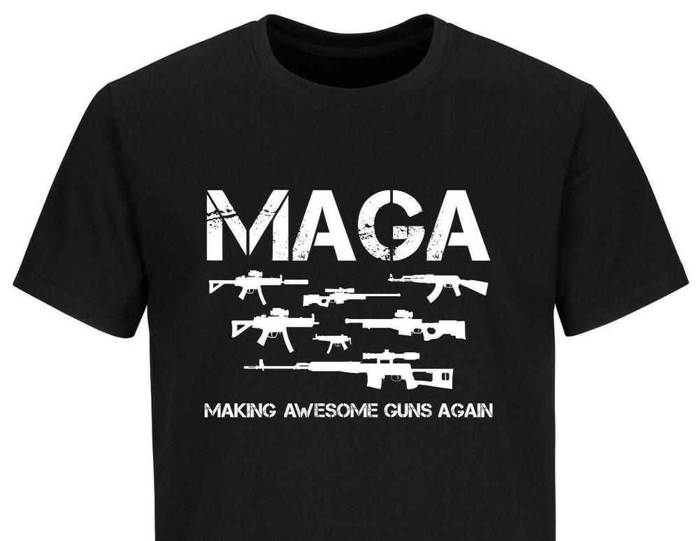 

Pro Gun MAGA 2nd Amendment Guns Rights Funny 2A Mens T-shirt S