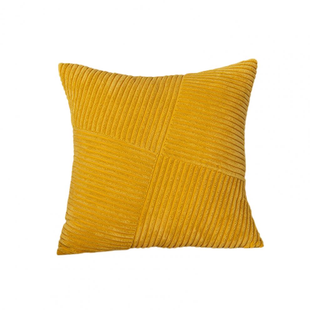 Corduroy Throw Pillow Cover Geometric Pattern Pillowcase Boho Textured Corduroy Pillow Covers for Farmhouse for Sofa Room