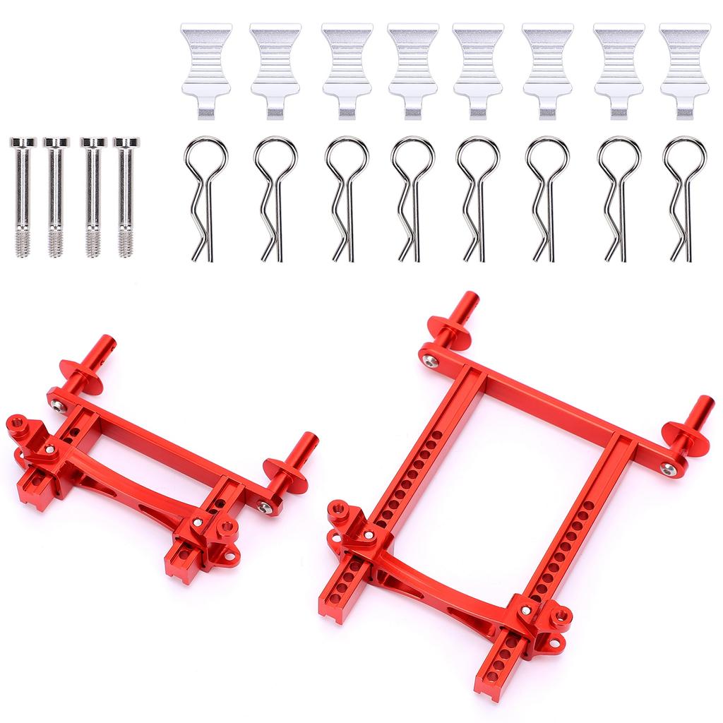 Aluminium Alloy Front Rear Post Mounts Set with Buckles for Traxxas TRX?4 RC Car Parts