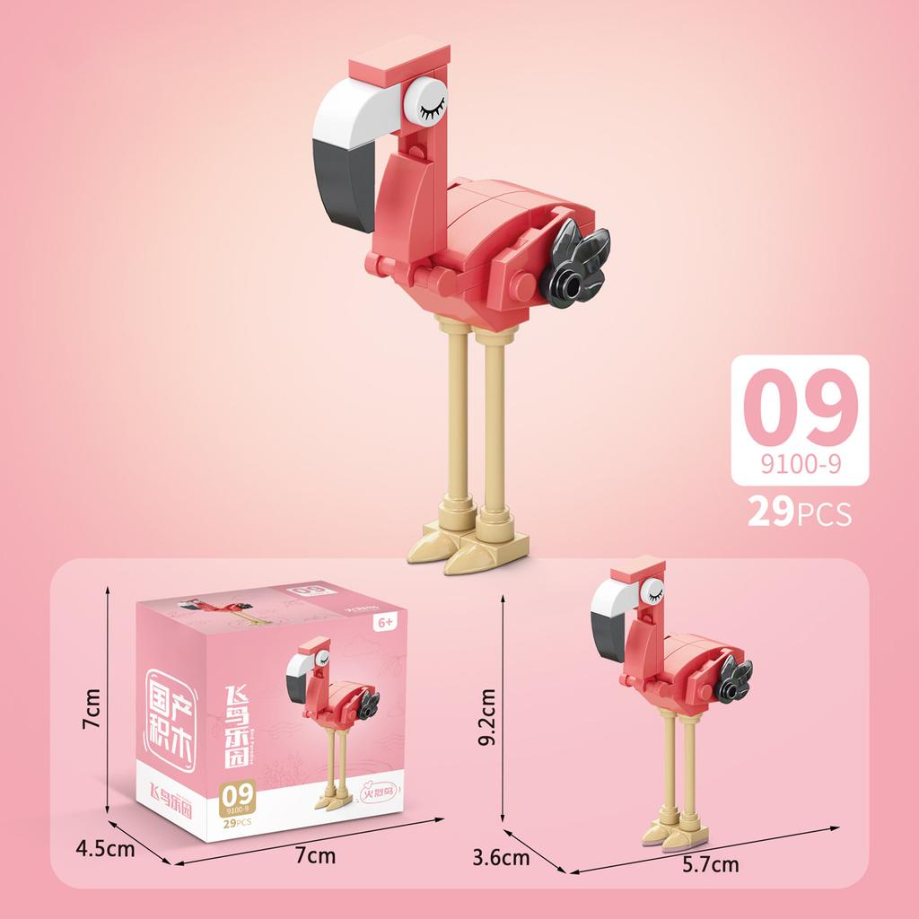 Sada figurek hmyzu a zvířat Mini stavebnice Hračka k sestavení 3D konstruktor Mikro kostičky Hračka pro děti Chlapce 9 až 12 let Dárek