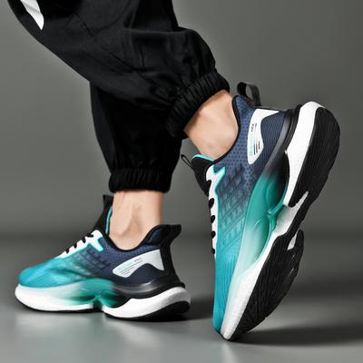 Running Shoes Men's Breathable Shock Absorption Ultra-light Spring and Summer New Men's Shoes Trendy Lightweight Sports Shoes