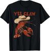 Yee Claw Funny Vintage Crawfish Boil Cajun Seafood Festival T-Shirt