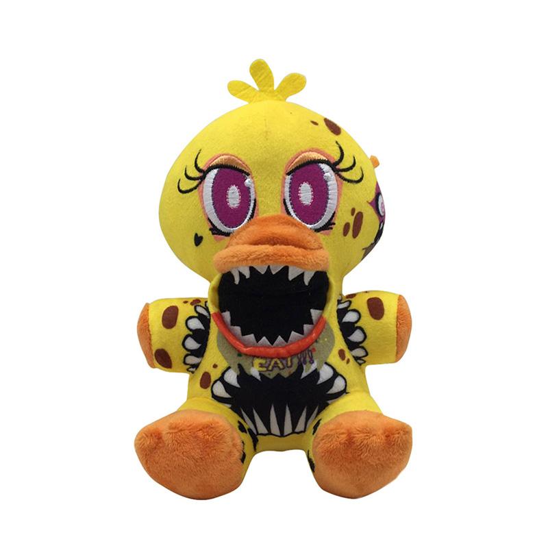 18cm FNAF wypchane pluszowe zabawki Freddy fazbear niedźwiedź Foxy królik Bonnie Chica Peluche Juguetes 5 nocy w Freddy pluszowe zabawki prezenty