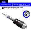 Self-Tightening Self-Locking Drill Chuck 1-13mm/1-16mm with Morse Taper Hole for Drill/Mill Machines