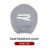 abcd1 Car Seat Headrest Protective Cover Anti-Dirty Pillow Protector For VW Passat Golf Tiguan Polo Scirocco Jetta CC T-ROC Touareg