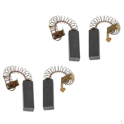 Set of 4Pcs Carbon Brushes for Electric Motors Replacement