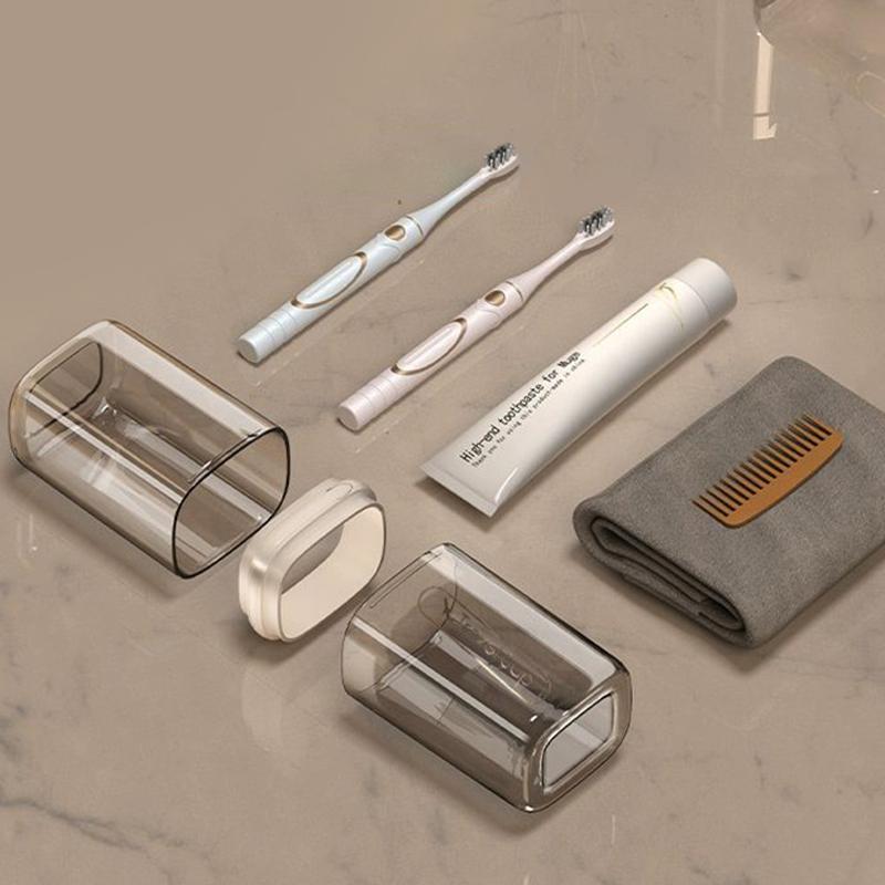 Průhledné cestovní pouzdro na zubní kartáček Přenosné pouzdro na zubní kartáček Venkovní/Služební cesta/Cestovní doplňky1/3/5 ks