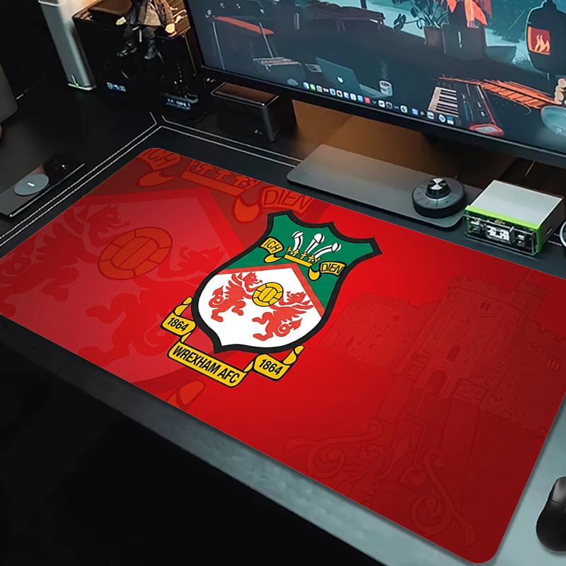 Wrexham AFC Mouse Pad Large Gaming Table Cushion Non-slip Laptop Tablet Big Mousepad XXL Mat Mini PC Playmat With Lock edge_xia
