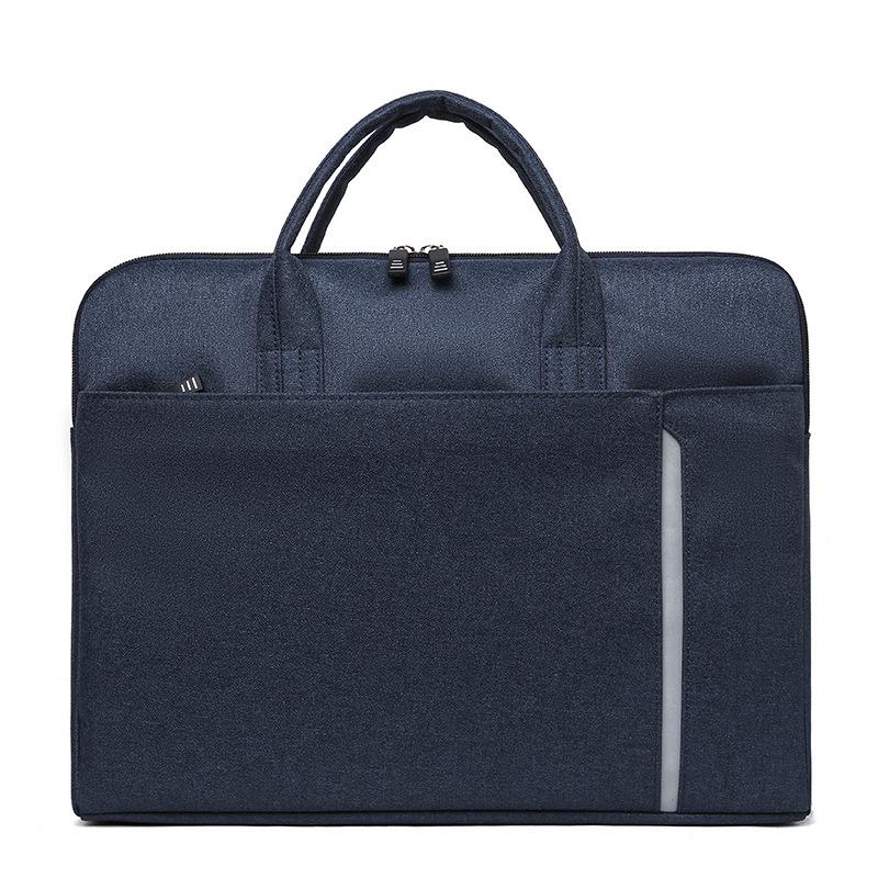 Business Laptop Bag Simple Textured Men and Women Laptop Bag