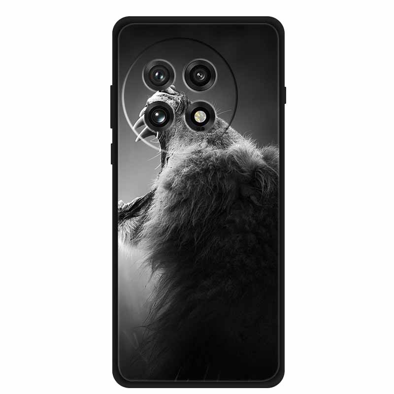 For OnePlus Ace 5 5G Phone Case Wolf Soft Black Silicone Case For OnePlus 13 5G Ace 5 Ace5 Pro 13R Back Cover Case Shockproof