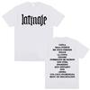 Limited Cazzu Latinaje Album Letters Print T Shirt Unisex Women Summer Tops High Quality T Shirts Casual ONeck 100 Cotton Tshirt