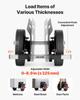 Panel Dolly, 453.6 kg Load Capacity, Drywall Mover with 25 cm Rubber Wheels Fits Different Terrain, Adjustable Clamp Panel Cart for Steel Panels,