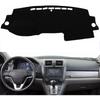 Vhodné pro Honda CRV CR-V 2007-2011, kryt palubní desky, protiskluzová rohožka do palubní desky, černá rohožka do palubní desky, autopříslušenství