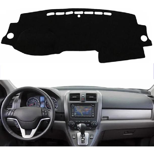 Vhodné pro Honda CRV CR-V 2007-2011, kryt palubní desky, protiskluzová rohožka do palubní desky, černá rohožka do palubní desky, autopříslušenství