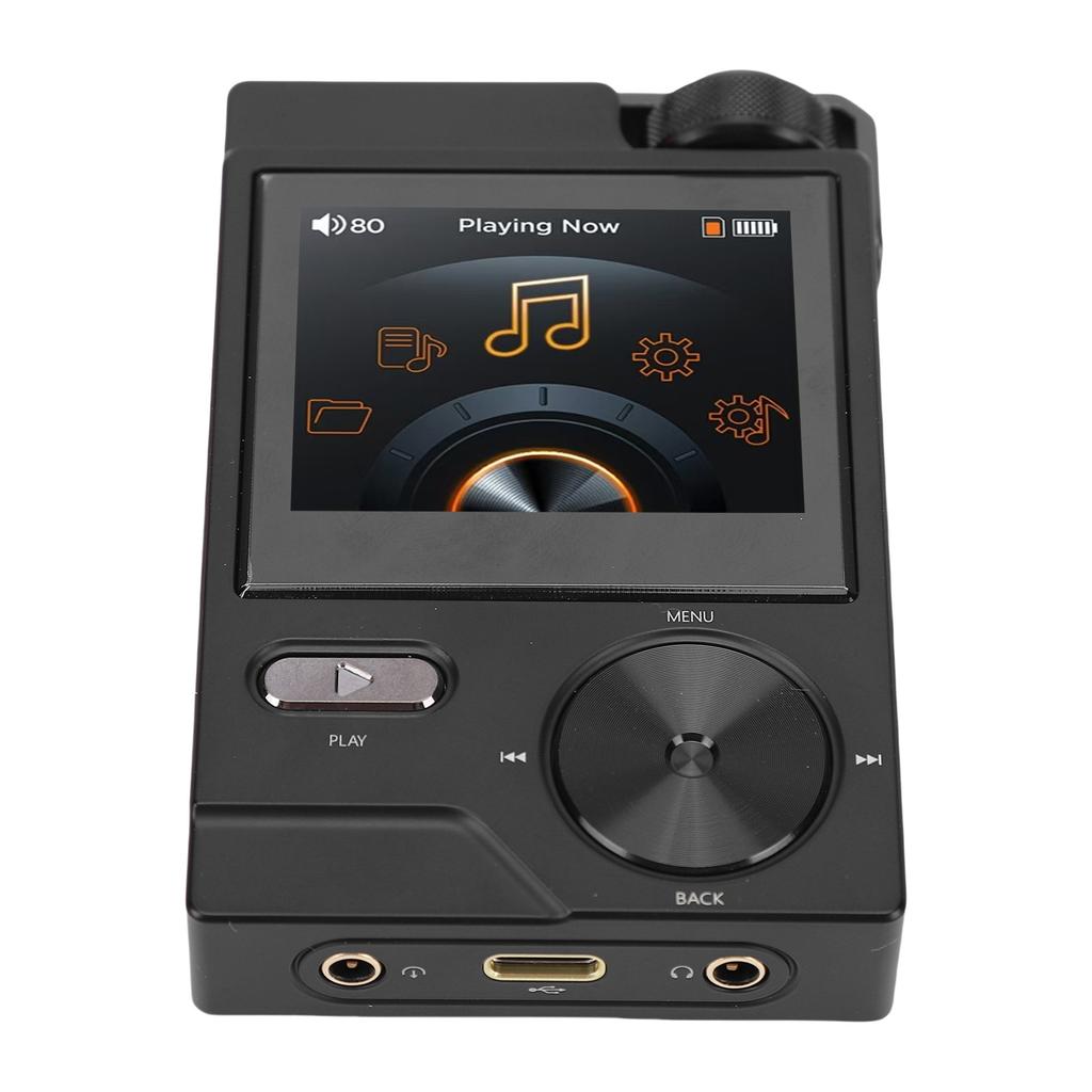 HiFi MP3 Player Lossless DSD FLAC Player 2 Inch LCD Screen Portable Digital Music Player with 64GB Small Memory Card for Outdoor