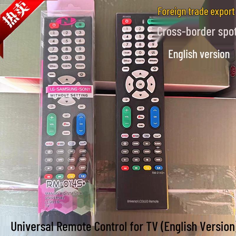 Universal LCD TV Remote Control with Netflix & YouTube Support RM-014S+ Remote Control