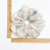Translucent Embroidery Flower Hair Ties Sheer Aesthetic Floral Scrunchies Romantic Bride Maid Hair Jewelry For Women